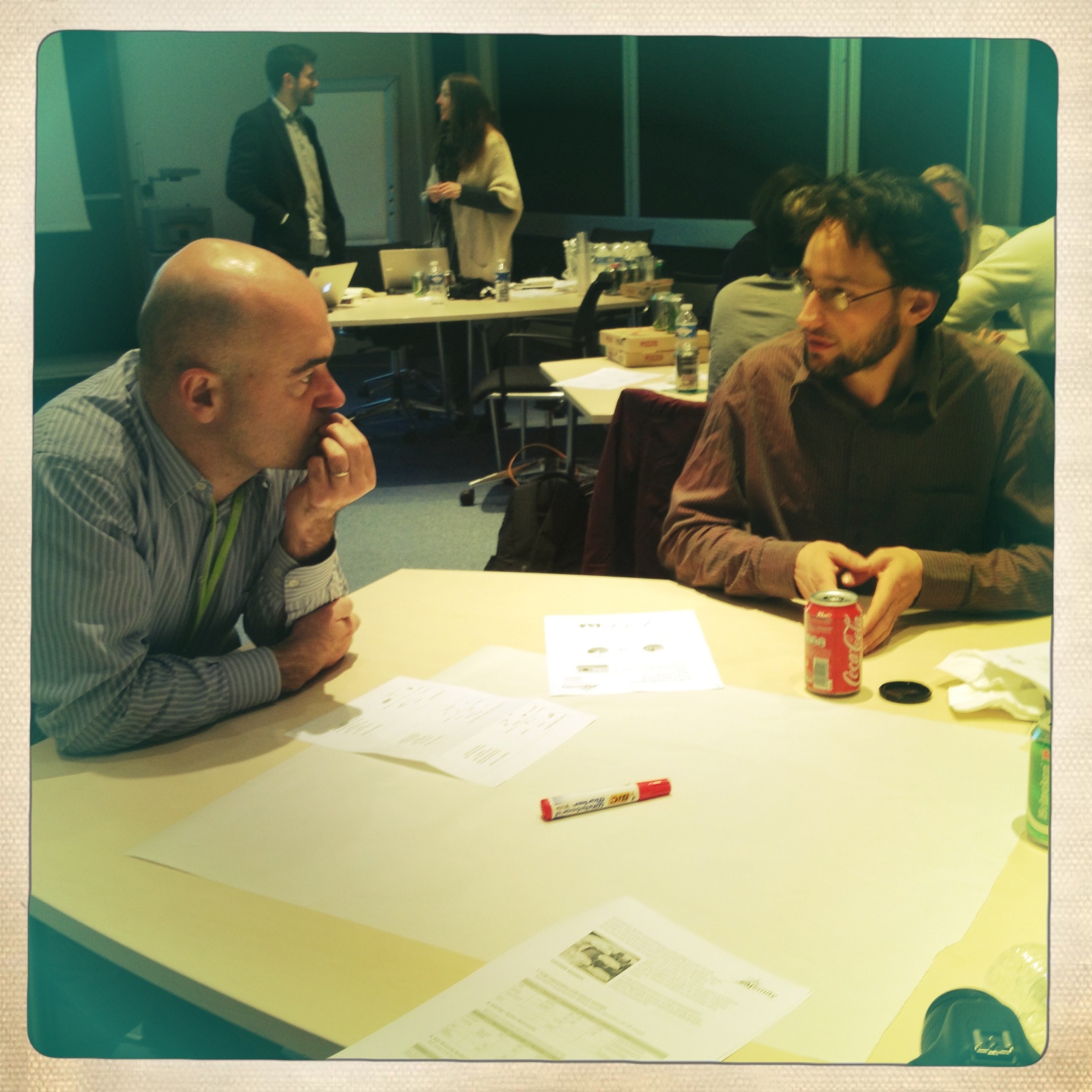 Discussing with INSEAD MBA Discussing with INSEAD MBA