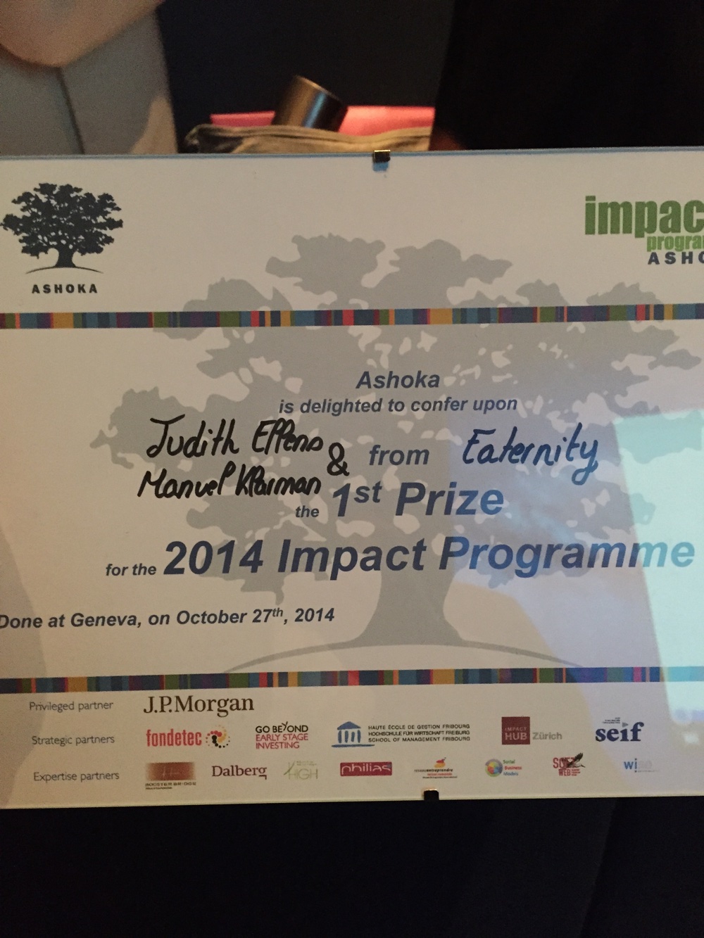 Der Gewinner ist Eaternity winner